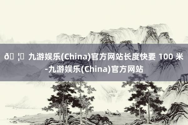 🦄九游娱乐(China)官方网站长度快要 100 米-九游娱乐(China)官方网站