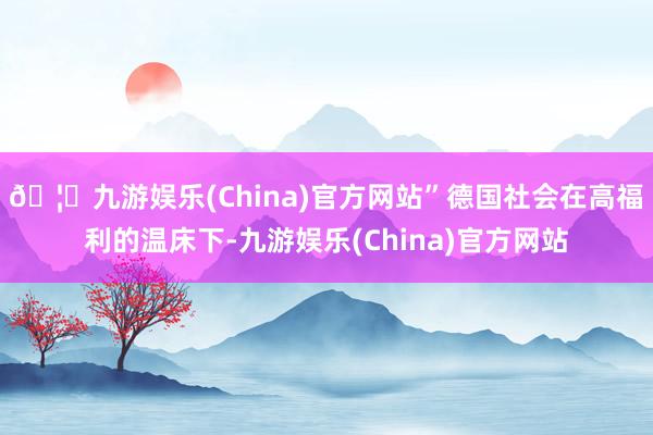 🦄九游娱乐(China)官方网站”德国社会在高福利的温床下-九游娱乐(China)官方网站