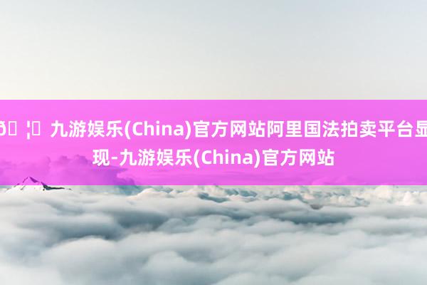 🦄九游娱乐(China)官方网站阿里国法拍卖平台显现-九游娱乐(China)官方网站
