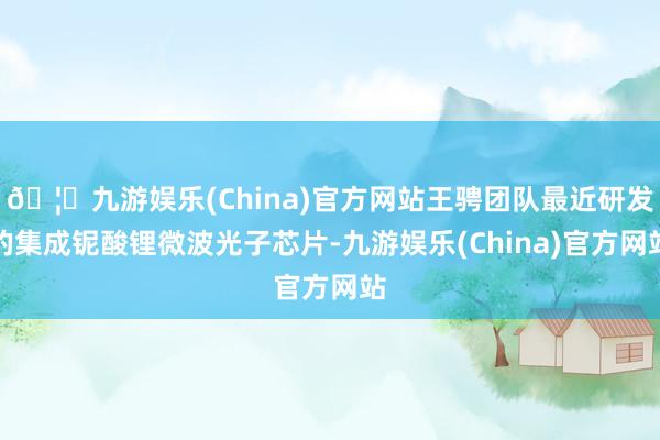 🦄九游娱乐(China)官方网站王骋团队最近研发的集成铌酸锂微波光子芯片-九游娱乐(China)官方网站