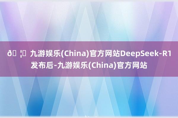 🦄九游娱乐(China)官方网站DeepSeek-R1发布后-九游娱乐(China)官方网站