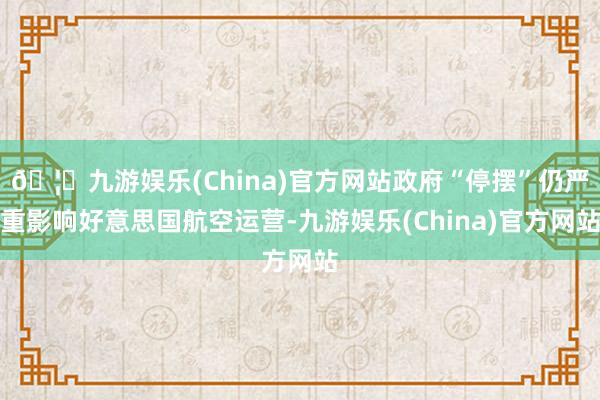 🦄九游娱乐(China)官方网站政府“停摆”仍严重影响好意思国航空运营-九游娱乐(China)官方网站