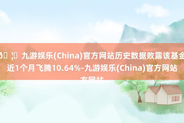 🦄九游娱乐(China)官方网站历史数据败露该基金近1个月飞腾10.64%-九游娱乐(China)官方网站