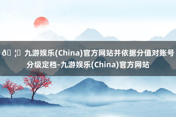 🦄九游娱乐(China)官方网站并依据分值对账号分级定档-九游娱乐(China)官方网站