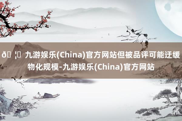 🦄九游娱乐(China)官方网站但被品评可能迂缓物化规模-九游娱乐(China)官方网站