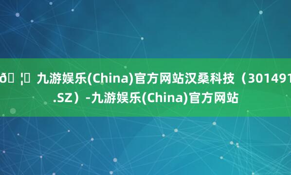 🦄九游娱乐(China)官方网站汉桑科技（301491.SZ）-九游娱乐(China)官方网站