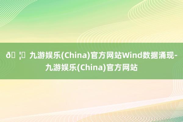 🦄九游娱乐(China)官方网站　　Wind数据涌现-九游娱乐(China)官方网站